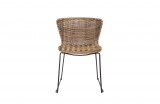 WINGS CHAIR NATUR POLY RATTAN OUTDOOR - CHAIRS, STOOLS